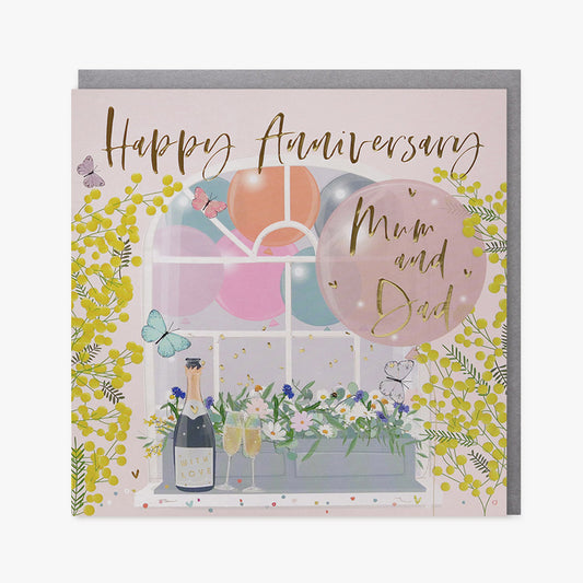 Mum & Dad Anniversary - card