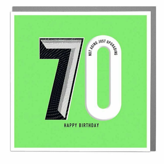 70th birthday - card