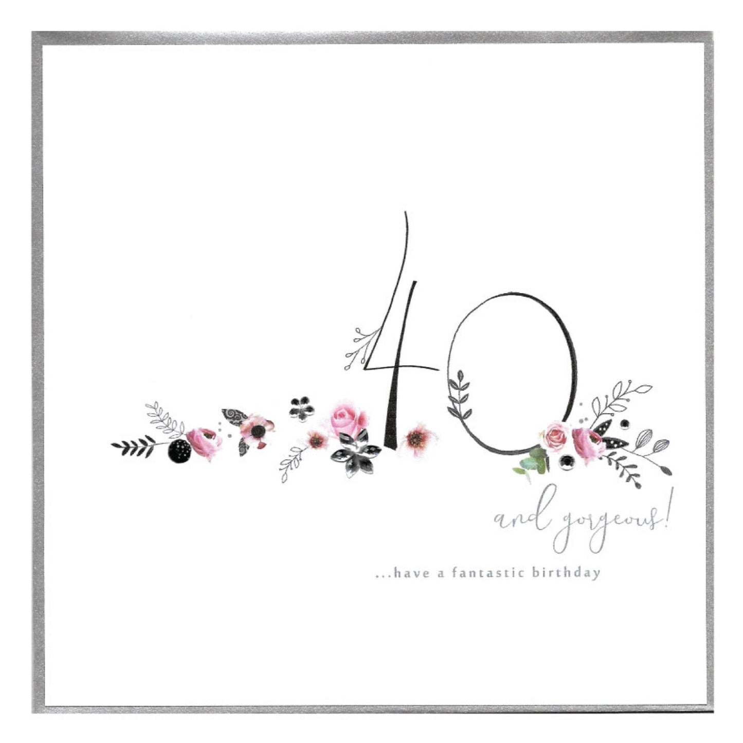 40th birthday - large card