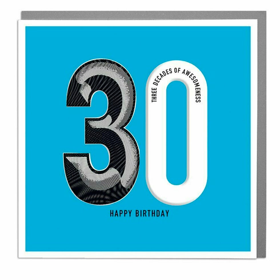 30th birthday - card