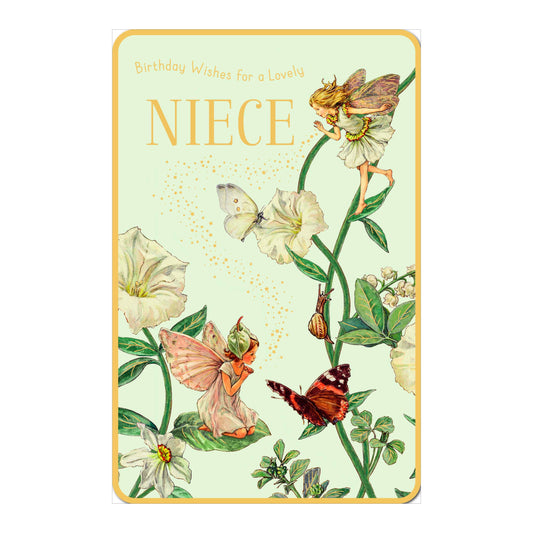 Special Niece - Flower fairies card