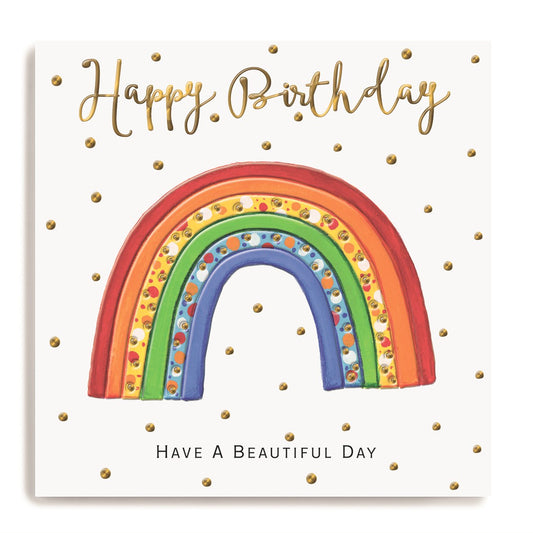 Have a beautiful day, rainbow - card