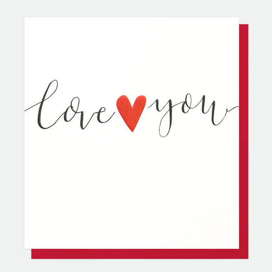 Love you - card