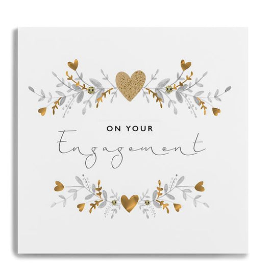 On your engagement - card