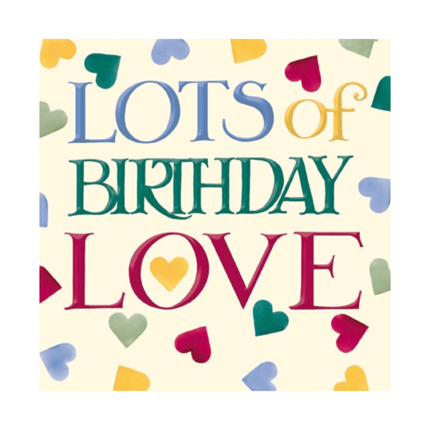 Lots of birthday love - Emma Bridgewater card