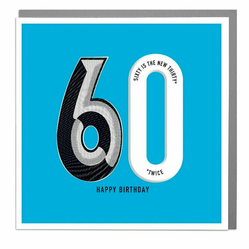 60th birthday - card