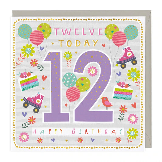 12 today girls - card