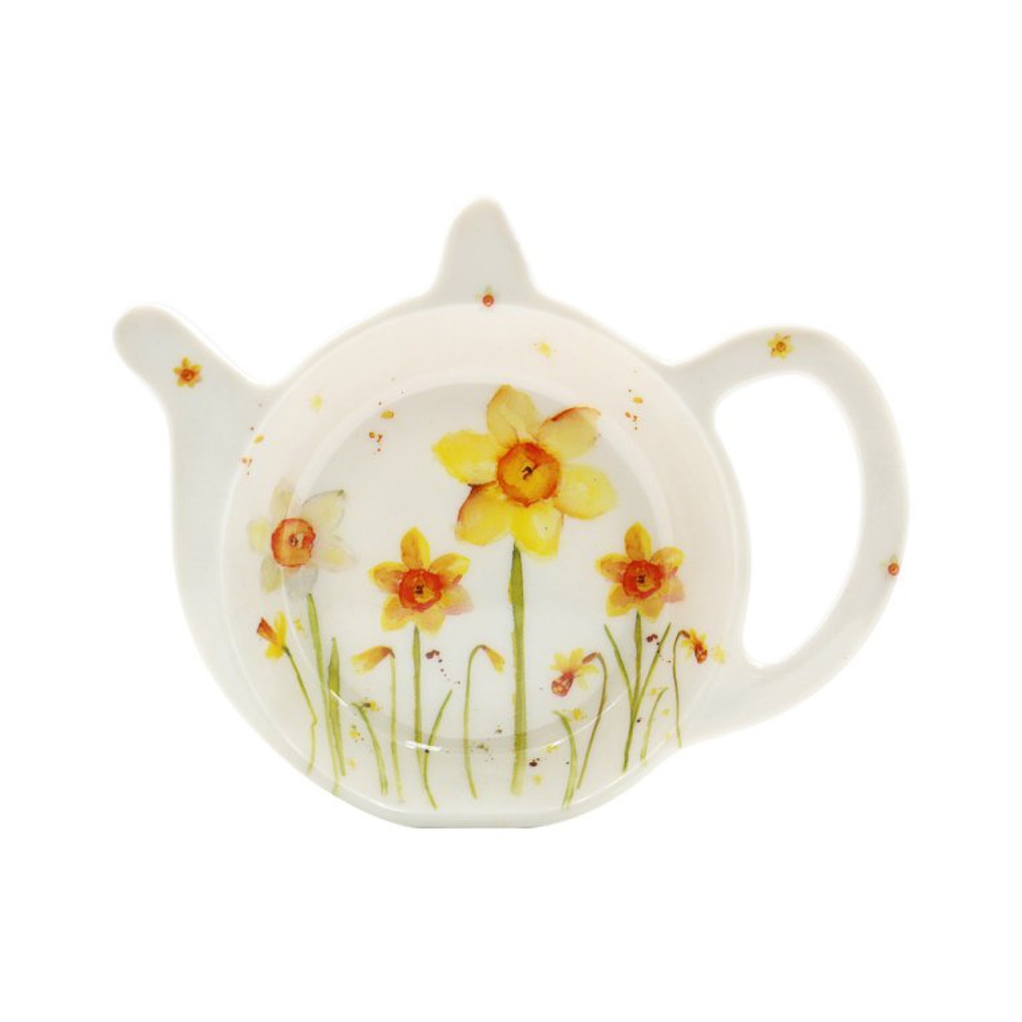 Daffodils tea bag tidy/spoon rest