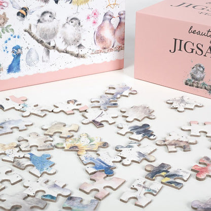 Garden Birds 1000 piece jigsaw puzzle - Wrendale