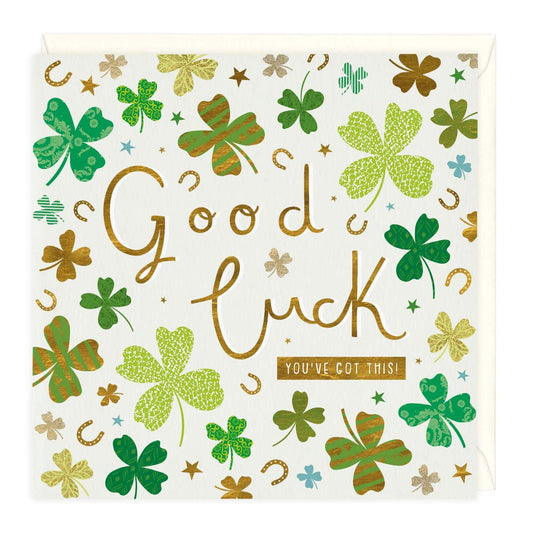 Good luck, you’ve got this, clovers - card