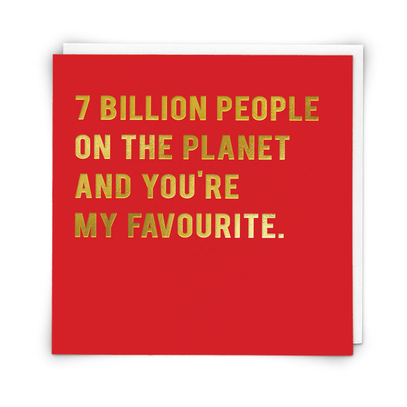 7 billion - card