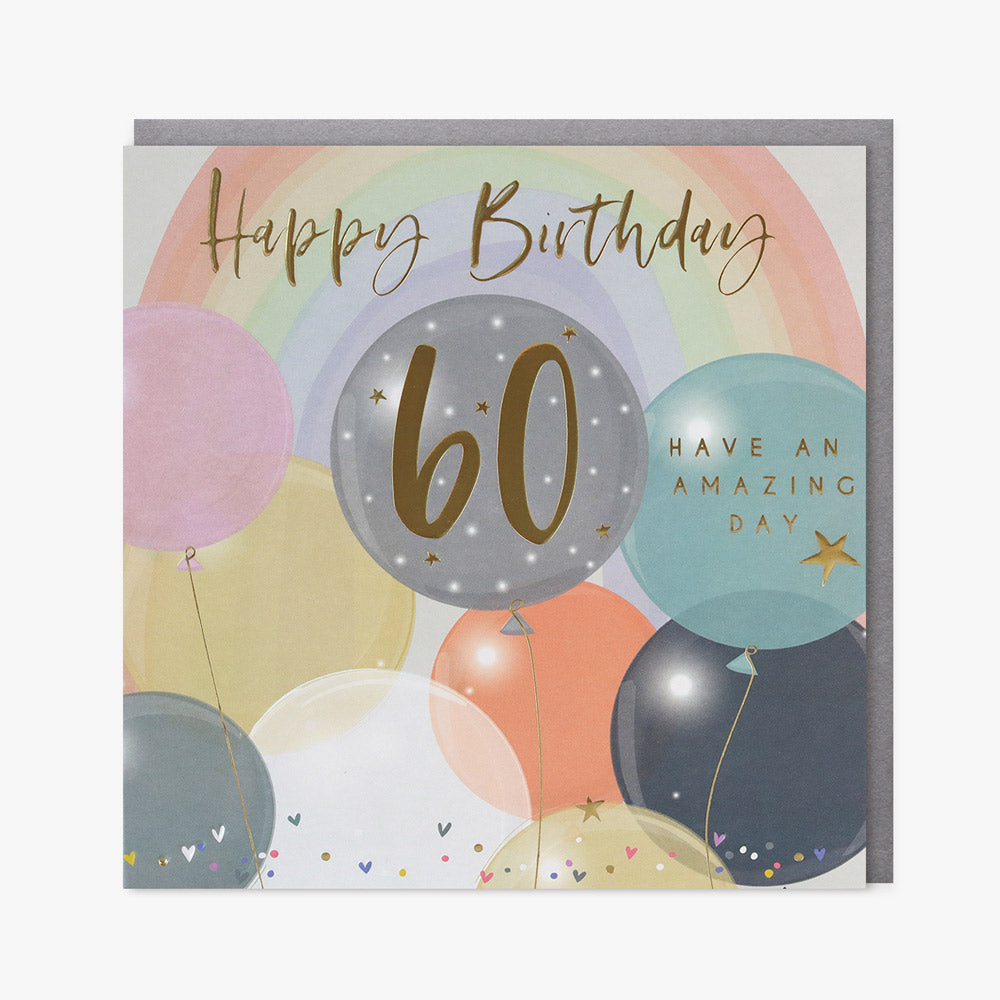 Happy Birthday 60 - card