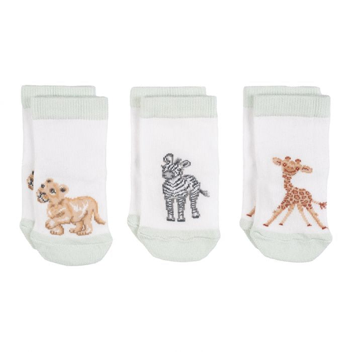 Bamboo baby socks - 0-6 months - Savannah baby, Wrendale