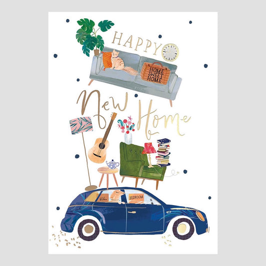 Happy new home car - card