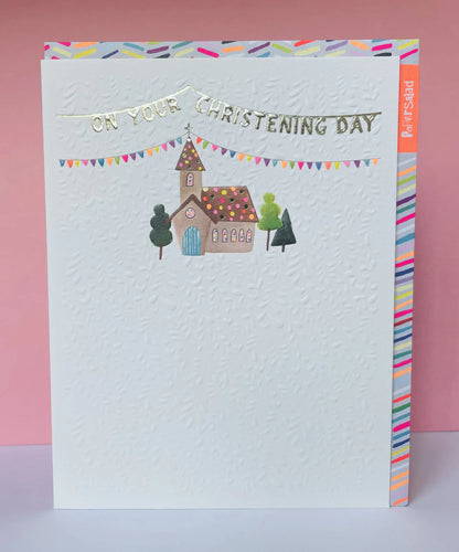 On your Christening day - card