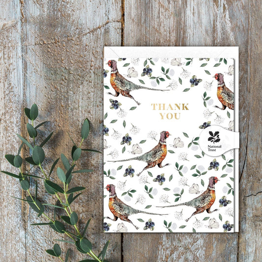 Thank you, pheasants - mini card