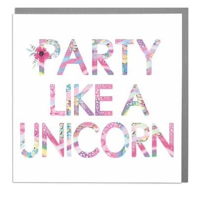 Party like a unicorn - card