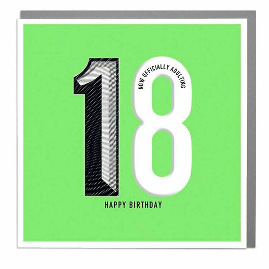 18th birthday - card