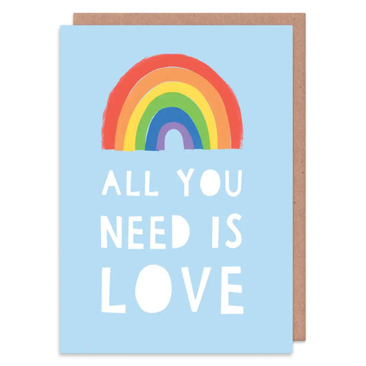 All you need is love - card