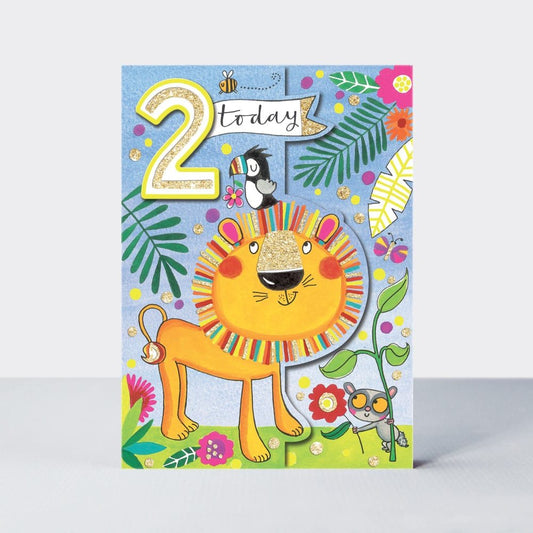 2 today lion - card