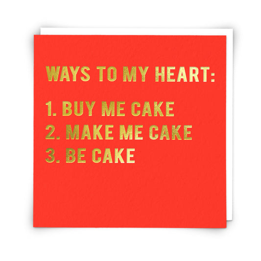 Ways to my heart - card