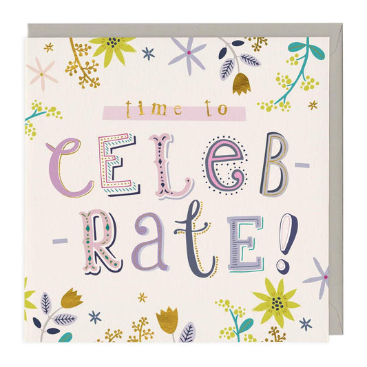 Time to celebrate - card