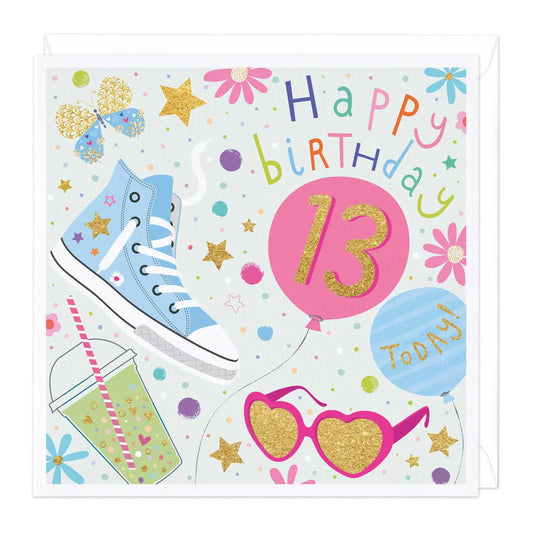 13 today girls - card